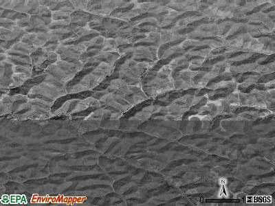 Zip code 26575 satellite photo by USGS