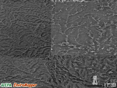 Zip code 26582 satellite photo by USGS