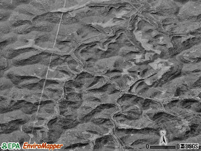 Zip code 26615 satellite photo by USGS