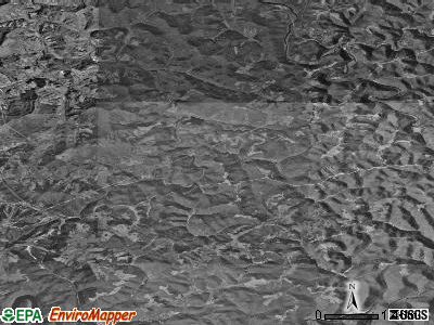 Zip code 26621 satellite photo by USGS