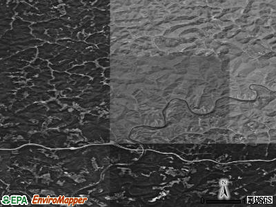 Zip code 26627 satellite photo by USGS