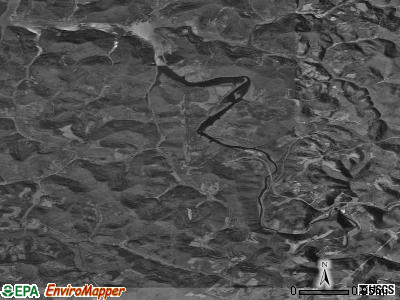 Zip code 26631 satellite photo by USGS