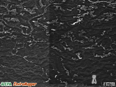Zip code 26639 satellite photo by USGS