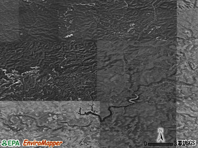 Zip code 26651 satellite photo by USGS