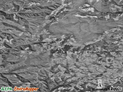 Zip code 26705 satellite photo by USGS