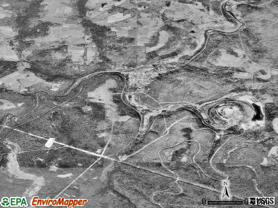 Zip code 26707 satellite photo by USGS