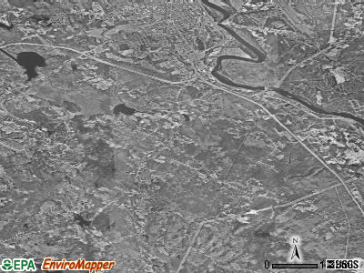 Zip code 03304 satellite photo by USGS