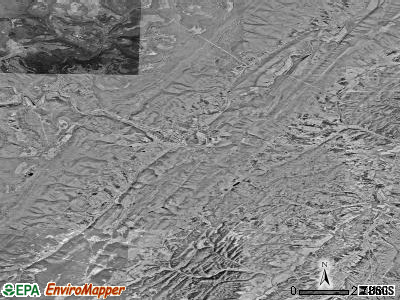 Zip code 26726 satellite photo by USGS