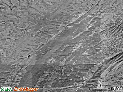 Zip code 26743 satellite photo by USGS