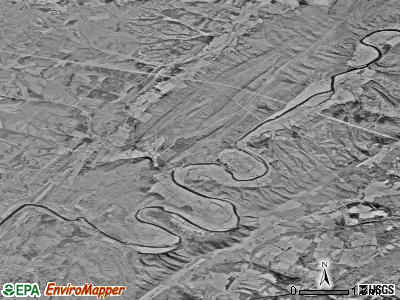 Zip code 26763 satellite photo by USGS