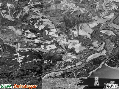 Zip code 27042 satellite photo by USGS