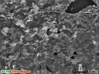 Zip code 03443 satellite photo by USGS
