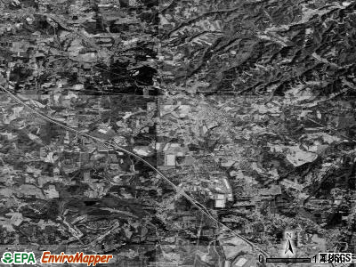 Zip code 27045 satellite photo by USGS