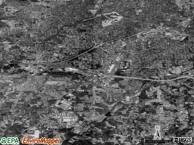 Zip code 27103 satellite photo by USGS