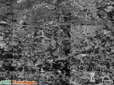 Zip code 27127 satellite photo by USGS