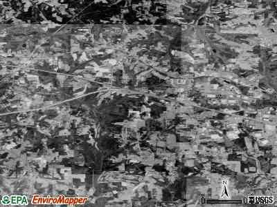Zip code 27235 satellite photo by USGS