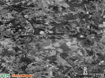 Zip code 27258 satellite photo by USGS