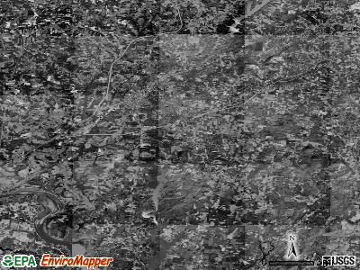 Zip code 27292 satellite photo by USGS