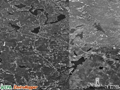 Zip code 03461 satellite photo by USGS