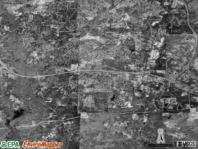 Zip code 27712 satellite photo by USGS