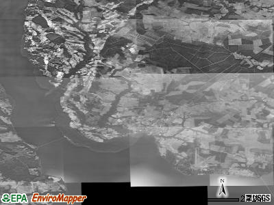 Zip code 27932 satellite photo by USGS