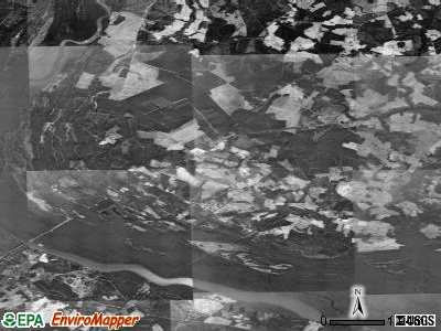 Zip code 27935 satellite photo by USGS