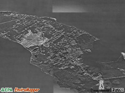 Zip code 27954 satellite photo by USGS