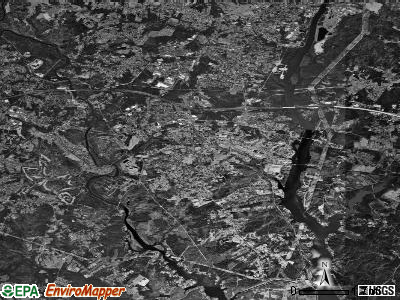 Zip code 28020 satellite photo by USGS