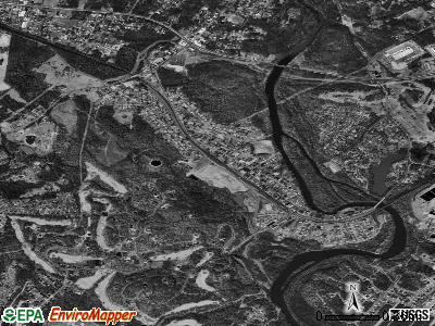 Zip code 28032 satellite photo by USGS