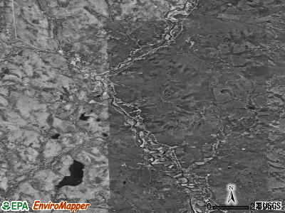 Zip code 03590 satellite photo by USGS