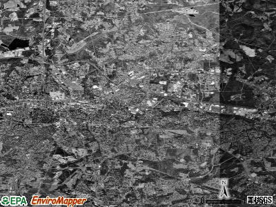 Zip code 28054 satellite photo by USGS