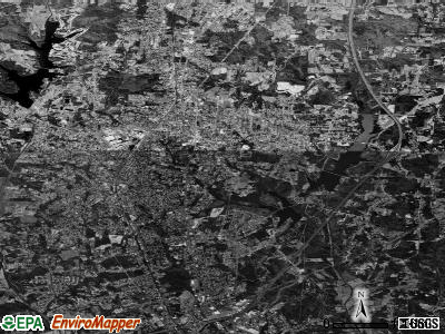 Zip code 28083 satellite photo by USGS