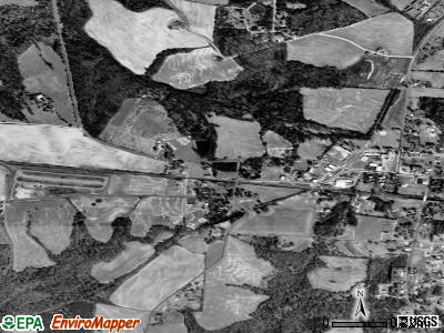 Zip code 28089 satellite photo by USGS
