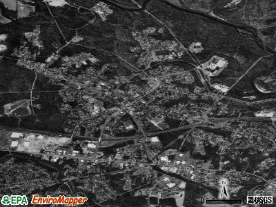 Zip code 28098 satellite photo by USGS