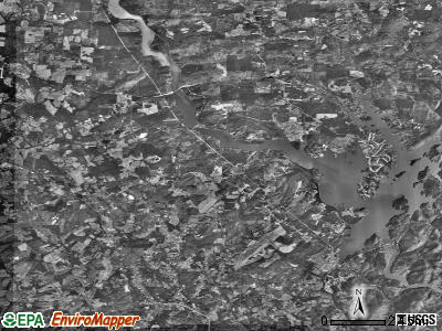 Zip code 28127 satellite photo by USGS