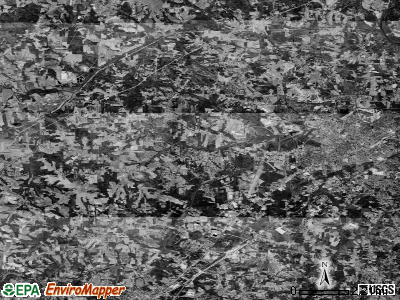 Zip code 28147 satellite photo by USGS