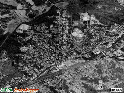 Zip code 28159 satellite photo by USGS