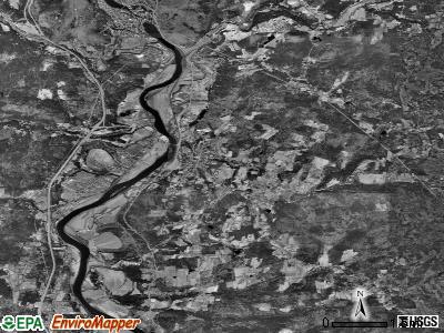 Zip code 03608 satellite photo by USGS