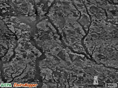 Zip code 28364 satellite photo by USGS