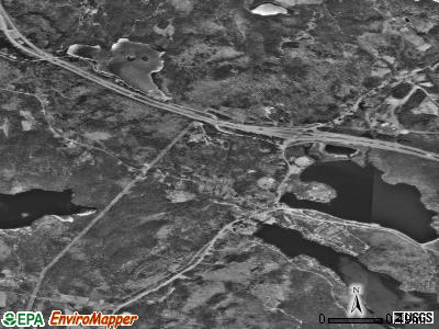 Zip code 03751 satellite photo by USGS
