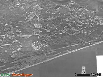 Zip code 28460 satellite photo by USGS
