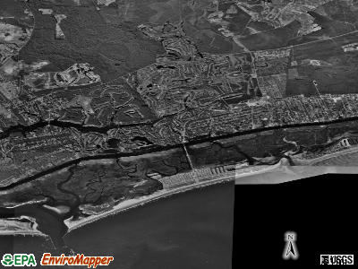 Zip code 28472 satellite photo by USGS