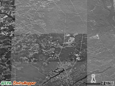 Zip code 28479 satellite photo by USGS