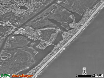 Zip code 28480 satellite photo by USGS