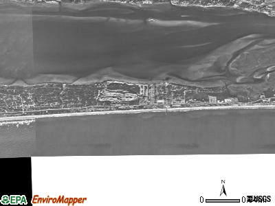 Zip code 28512 satellite photo by USGS