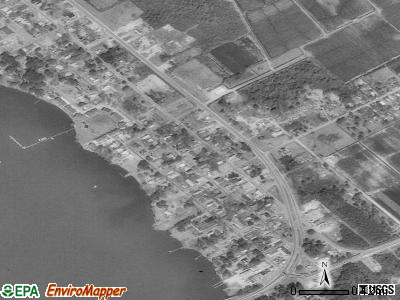 Zip code 28519 satellite photo by USGS