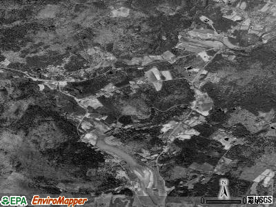Zip code 03770 satellite photo by USGS