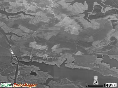 Zip code 28537 satellite photo by USGS