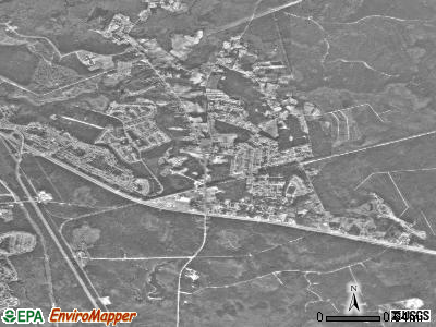 Zip code 28544 satellite photo by USGS