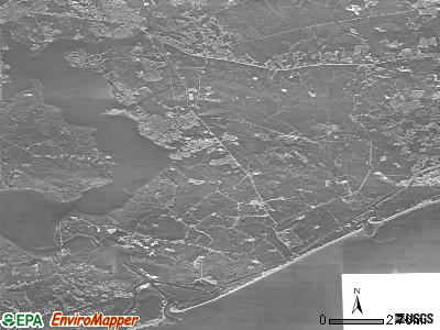 Zip code 28547 satellite photo by USGS